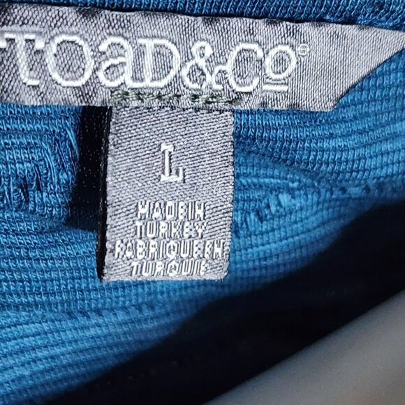 TOAD & CO Blue Sleeveless Pullover Textured Dress Womens SIze L Large *FLAW READ - Picture 6 of 7
